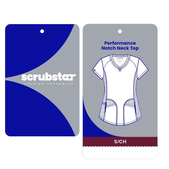 💜Scrubstar Women's Premium Scrubwear Top&Pants 2Piece Scrub Set Size:Small - Picture 7 of 15
